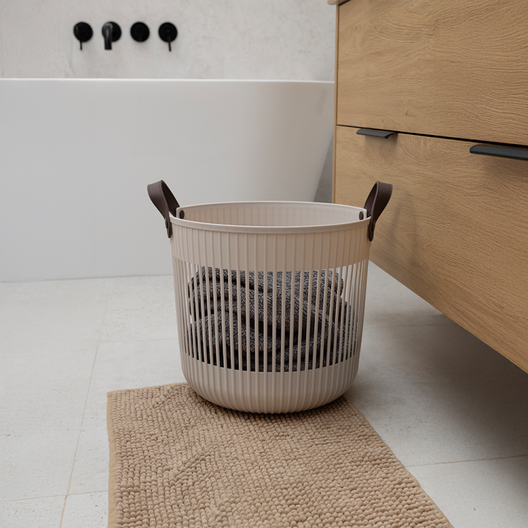 Kosz LARO 35x33cm krem